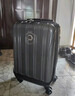 DELSEY【商场同款】法国戴乐世拉杆箱旅行箱登机箱万向轮大使行李箱0076 黑色 20英寸 前开口【可登机】 实拍图