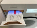东芝（TOSHIBA）滚筒洗衣机全自动 X17纯平全嵌热泵洗烘一体机 12KG大容量 洗净比1.28 UFB超微泡3.0 智能投放 DGH-127X17BW 实拍图