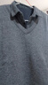 男士假两件毛衣男衬衫领针织衫男冬季加绒加厚线衣中老年衣服男装 【加绒】9010灰色 2XL 150-165斤 实拍图