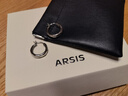 Arsis【许妍同款】自由搭配潺流耳圈耳钉女原创耳饰圣诞节礼物送女友 银色小号 实拍图