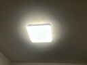 雷士（NVC）吸顶灯客厅卧室餐厅阳台简约现代LED照明灯具灯饰方灯极光Y 实拍图