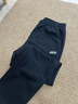 安踏加绒男裤运动裤子男士冬季款加厚保暖直筒黑色通勤健身训练长裤 【店长推荐-针织加绒款】基础黑-3 XL 实拍图