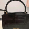 CHARLES&KEITH鳄鱼纹凯莉包手提斜挎婚包包女包生日礼物CK2-50270880-1 Black黑色 S 实拍图