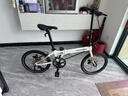大行（DAHON）折叠自行车20英寸8速铝合金D8碟刹版KBA083暴龙款  白色 实拍图