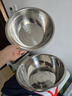 米帮手不锈钢盆洗菜用沥水篮漏盆洗菜盆打蛋和面盆水煮鱼盆洗衣食堂用盆 32cm特厚【实盆+漏盆 组合装】 实拍图