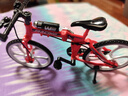 儿童玩具折叠自行车模型公路车山地车儿童惯性玩具车单车摆件手办 可折叠【红色】惯性山地车 无规格 实拍图