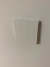 Aqara智能开关D1单火三键 智能家居遥控 已接入米家/苹果HomeKit  白色 实拍图