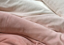 海澜之家（HLA）牛奶绒四件套防静电高端双面亲肤珊瑚绒床单被套简约风床品套件 渐变风粉桃 三件套 床单款 被套1.5*2m 床单1.8*2.3m 实拍图