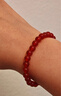 周大福中国风 优雅大方 红玉髓手链 16.25cm EOV1 实拍图