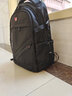 朗斐书包男士双肩包中学生初中生高中大学生运动背包商务笔记本电脑包 标准版黑色 实拍图