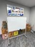 齐富60*90cm3年0擦痕白板支架式升降白板移动家用儿童教学培训双面磁性小黑板办公翻转白板写字板 实拍图
