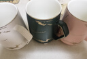 TENGTOO 情侣漱口杯陶瓷欧式北欧套装刷牙杯简约小清新洗漱杯 绿杯+白杯+粉杯（含硅藻托） 实拍图