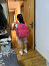 乐同书包人体工学儿童护脊书包 小学生书包双肩加厚S肩带简约轻便分层 小童1-3年级 | 桃粉色 实拍图