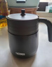 膳魔师（THERMOS）日本进口膳魔师焖泡、带茶漏家用不锈钢大容量茶壶TTE-450/700 咖啡色茶杯 240ml 实拍图