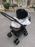 爱贝丽婴儿推车轻便双向一键收车可坐躺高景观四轮万向避震新生儿婴儿车 MAX6 格格blue（推把换向） 实拍图