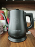 金灶（KAMJOVE） 电热水壶烧水壶家用 拉弧式电茶炉电茶壶电水壶自动断电1L容量全钢壶体快速烧水壶 T-93 1L 黑色 实拍图