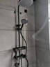 JOMOW智能淋浴花洒全套铜体套装恒温数显带氛围灯增压家用钢琴键花洒 枪灰【钢琴氛围灯圆顶】冷热数显 实拍图