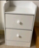 京晴家居（TSING FURNITURE）窄床头柜小型尺寸柜子迷你简约现代置物储物卧室简易夹缝床边柜 暖白单抽20CM 晒图有礼 实拍图