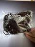 【一包用一年】耐用高弹力一次性头绳皮筋发绳发圈橡皮筋黑色 黑色薄款中圈 500根 实拍图