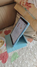 适用iPad9代pro11寸Air654全包防弯抗摔mini67带笔槽旋转支撑亚克力10代10.9寸air3九十平板保护套 【白冰蓝+钢化膜】横竖旋转支撑 iPad Air3【10.5寸】 实拍图