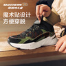 Skechers斯凯奇儿童秋冬休闲男女童二棉鞋轻质加绒保暖靴405222L/302583L 男童/黑色/绿色/BKGR 33 实拍图