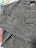 马登工装雪尼尔圆领毛衣保暖亲肤打底针织衫男秋季休闲慵懒上衣 石灰色 【男士毛衣冬季/高级感/线衣】 L （140-155斤） 实拍图