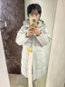 森马（Semir）陈都灵90绒子羽绒服女长款可拆卸大毛领甜美外套25冬109725113006 实拍图