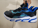 安踏儿童运动鞋男女童跑步鞋秋冬季网革旋钮扣犟弹科技学生赤焰跑鞋 【男革面】黑/蓝/绿5523N-2 36 脚长约23cm 实拍图