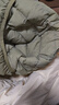 鸭鸭（YAYA）佟丽娅同款轻薄羽绒服女新款秋冬季休闲短款连帽保暖轻便韩版外套 抹茶绿色 XL 实拍图