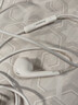 纽曼（Newmine）NM-LK06 半入耳式线控有线耳机 手机耳机 音乐耳机 3.5mm接口 电脑笔记本手机适用 白色 实拍图