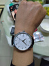 海鸥（SEAGULL）手表男士自动机械表 日历皮带男士手表 生日礼物男表 白盘条钉 实拍图