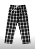 SLAMBLE春季新款黑白格子直筒卫裤男女潮流宽松百搭休闲运动长裤 黑白格子 L 实拍图