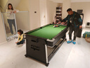 绅领 美式台球桌多功能四合一成人桌球台乒乓桌标准冰球桌会议桌家用 7尺 四合一黑蓝 实拍图