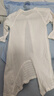 婧麒婴儿衣服夏季薄款新生宝宝提花连体衣纯棉空调服爬服夏装单件 小鲸鱼白 66cm 实拍图