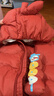 巴拉巴拉童装婴儿连体羽绒服轻薄羽绒服宝宝衣服2025冬装抱衣爬服男童女童 红色糖葫芦-白鸭绒 80 cm-充绒量41g 实拍图