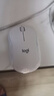 罗技（Logitech）M221 轻音鼠标 无线鼠标 办公鼠标 对称鼠标 带无线微型接收器 米白色 实拍图