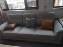 奥左沙发客厅真皮100%头层牛皮一线品牌直排式小户型现代简约2025新款 2.2米三人位【升级智能充电.送抱枕】 豪华款（小荔枝纹头层牛皮+乳胶座包+松木框架） 实拍图