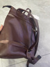 CHALEAH&KEVITH男士双肩包16英寸电脑包商务时尚休闲背包书包旅行包登山包羽毛球 咖啡色ck049 实拍图