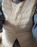 雪中飞经典新款基础舒适轻薄羽绒便捷短款保暖羽绒小马甲轻盈便携舒适 黎蔓卡其|7202-女 M 165/88A 实拍图