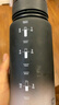 京东京造运动水杯  tritan水杯运动水壶大容量外出方便携带 黑白渐变1L 实拍图