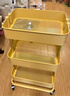 宜家（IKEA）拉斯克家居小推车三层置物架移动茶水桌客厅咖啡桌厨房储物收纳架 【升级款】米色黄色大号 35*45*77cm 实拍图