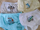 小青龙幼儿童男童女童面包裤宝宝女孩内裤纯棉中大童三角裤不夹pp 女宝宝套餐H- 抑菌款 4条 120 （建议110-120cm） 实拍图