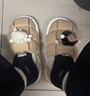 明盛棉拖鞋女包跟冬季棉鞋外穿拖鞋家居室内月子鞋防滑踩屎感厚底保暖 卡其小煤球【店长推荐-巨好看】 38-39 适合平时穿37-38 实拍图