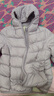 笛莎（DEESHA）童装女童2025秋冬短款三防轻薄羽绒服外套 雾紫 150 实拍图