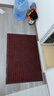 居拾忆 七条纹防滑垫加厚压边商用进门入户脚垫门口垫客厅可裁剪吸水防滑地毯 七条纹暗红色60*90cm 实拍图