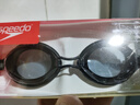 速比涛（Speedo）Edge进口精工泳镜高清防水防雾游泳训练装备男女通用 黑色/烟灰 实拍图