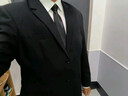 阿悠胖大码西服套装男宽松职业正装商务外套胖子加大号结婚伴郎西装礼服 实拍图