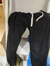 顶峰保罗（Dingfengbaoluo）休闲长裤纯棉宽松直筒裤秋季阔腿工装裤子男HM9901黑色2XL 实拍图