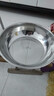 【不锈钢】和面盆厨房烘焙家用火锅盆洗菜打蛋汤锅盆醒面盆料理盆 32cm【热卖款】不锈钢 和面盆 实拍图
