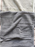 洁丽雅 毛巾成人纯棉洗脸洗澡全棉舒适柔软新疆长绒棉加厚吸水情侣面巾 灰色+深灰（70*34cm 80g） 2条 实拍图